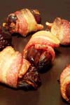Bacon-Wrapped, Stuffed Dates appetizer recipe
