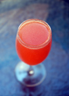 Strawberry Bellini cocktail brunch drink recipe