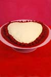 Coeur a la Creme with Raspberry Sauce French recipe