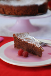 Chocolate Almond Flourless Cake dessert recipe.