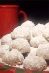 Snowy Nut Balls cookie recipe. Easy Christmas holiday cookies.