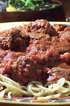 Spaghetti and Meatballs Italian recipe