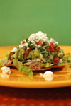Chicken Tostada Mexican recipe