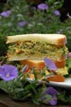 Curried chicken salad sandwich recipe.