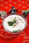 Indian Raita yogurt spices  recipe.