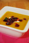 Roasted Golden Beets Soupr with Sour Cream recipe