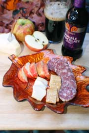 Cheese and beer pairing: Taleggio Cheese and Double Chocolate Stout. 