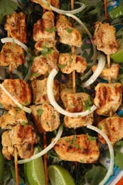 Chicken Tikka  Indian recipe. Beyond Wonderful International Home Chef, India, Leela Manilal.