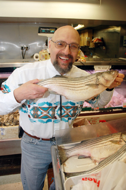 Guido Ferro buys the freshest fish for cioppino at his local Asian market.