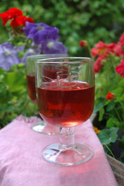 Many lighter reds and roses are at your service during the more temperate months.