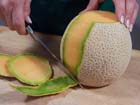How To Peel and Slice Cantaloupe.