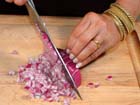 How to cooking techniques—Knife Skills—Mince.