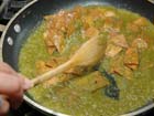How to make Mexican chiliaquiles poblanos.