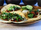 Serve Mexican Tacos Chorizo immediately.