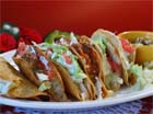 Serve the completed Mexican Tacos Dorado.