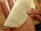 How to cook authentic Mexican Tacos Dorado. Fold before frying.