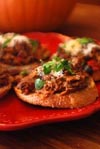 Bruschetta with Chanterelle Mushrooms  and Sun Dried Tomatoes appetizer recipe.