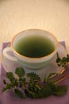 Irish Nettle Tea recipe. Hot herbal tea recipe.
