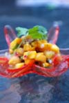 Salsa Mango-Pineapple recipe for fish, grilled meats and chicken.