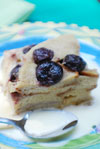 Cherry Bread Pudding with Cr&egrave;me Anglaise Sauce recipe.