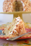 Coconut Layer Cake with 7-Minute Frosting recipe. Beyond Wonderful Baking Expert, Catherine Christensen.
