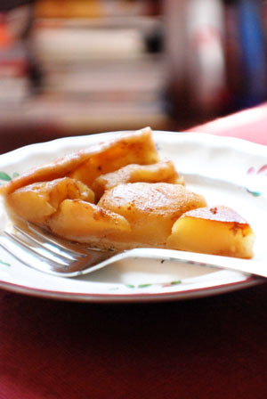 Tarte Tatin dessert recipe.