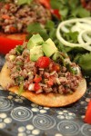 Carne Apache Tostadas </br > Authentic Mexican Recipe