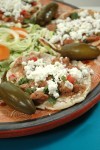 Sopas with Beans, </br > Queso Fresco Cheese and Salsa </br > Authentic Mexican Recipe