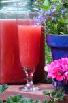 Agua de Sandia </br >  (sahn-DEE-yah) </br > Mexican Watermelon Water </br > Drink Recipe