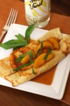 Peaches Louis </br > Flaming Dessert </br > Recipe