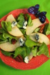 Butter Lettuce with </br > Pears, Spiced Pecans, and </br > 	Blue Cheese </br > Recipe
