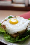 Croque Madame Sandwich </br > French Recipe