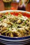 Patate Fagioli	</br > Green Beans and  Potatoes </br > with Pesto </br > Italian Recipe