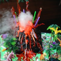 The Amazing, Erupting Volcano Cake - 