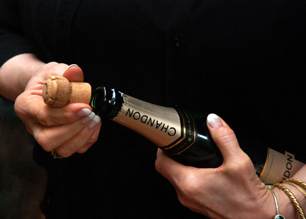 How to remove the cork from Champagne.