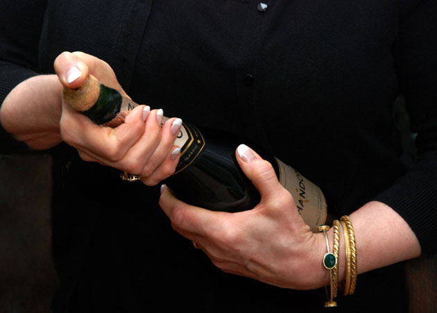How to uncork a Champagne bottle.