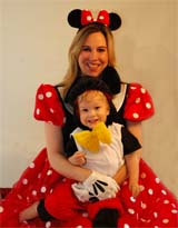 Beyond Wonderful Halloween Pumpkin Carving Party. Minnie Mouse and Little Mickey.