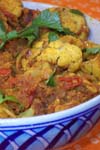 Aloo Ghobi Indian potato and cauliflower recipe.